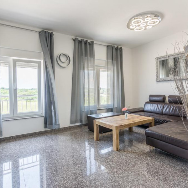 Dnevni boravak, Villa Panorama, Zadar Villa Voyage s bazenima, Dalmacija Zadar